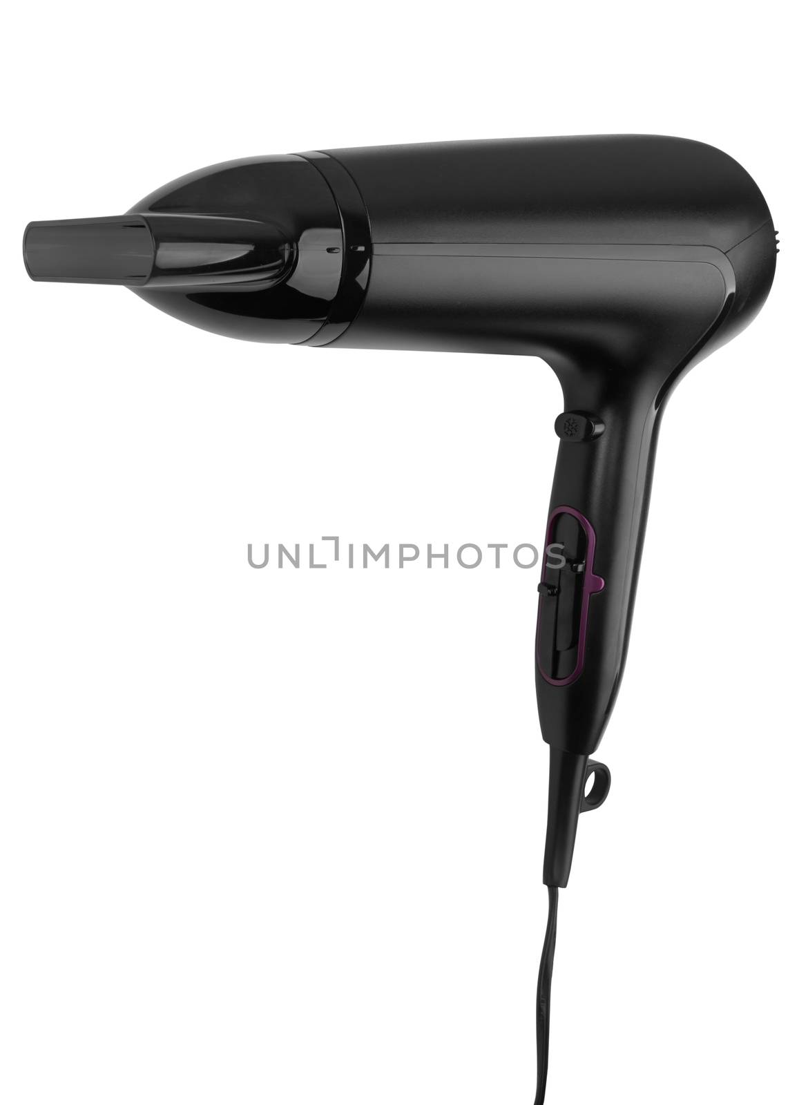 Hair dryer isolated on a white background