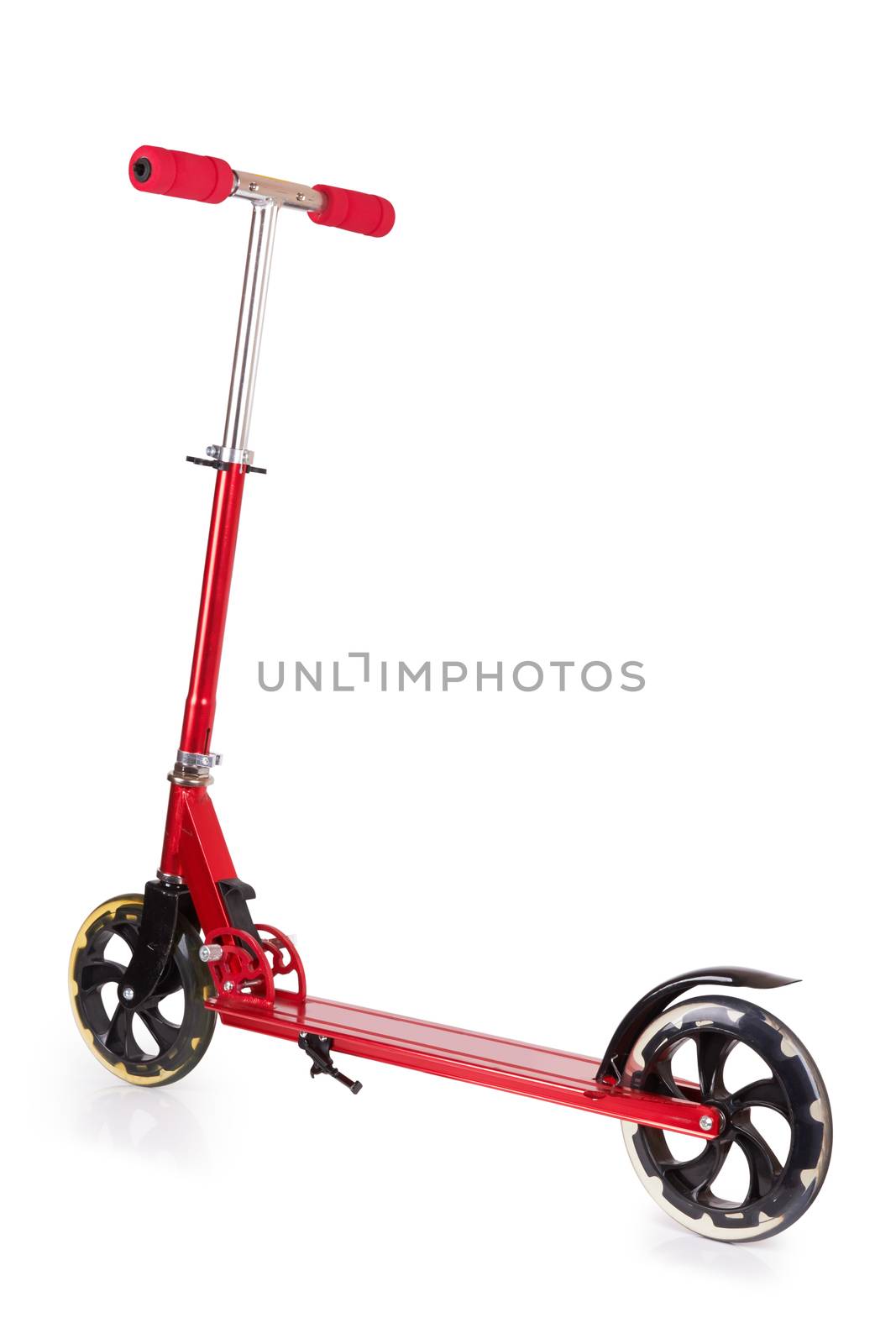 Red metal scooter by pioneer111