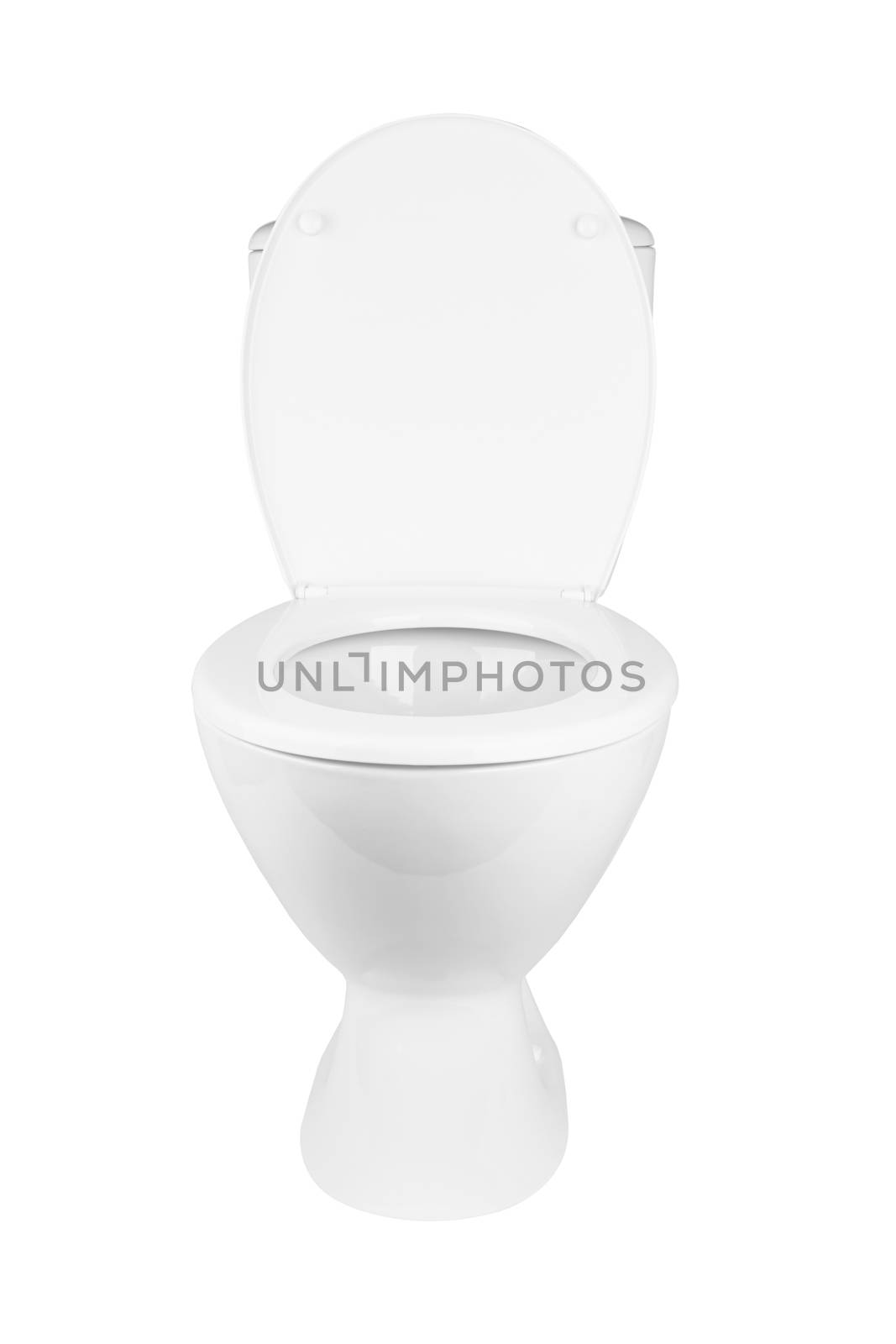 toilet bowl isolated on a white background