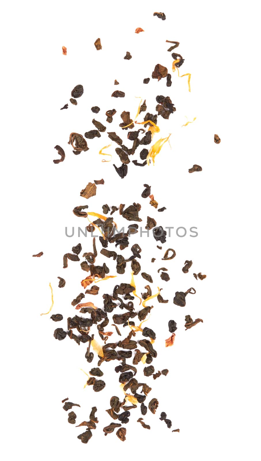 dried tea leaves by pioneer111
