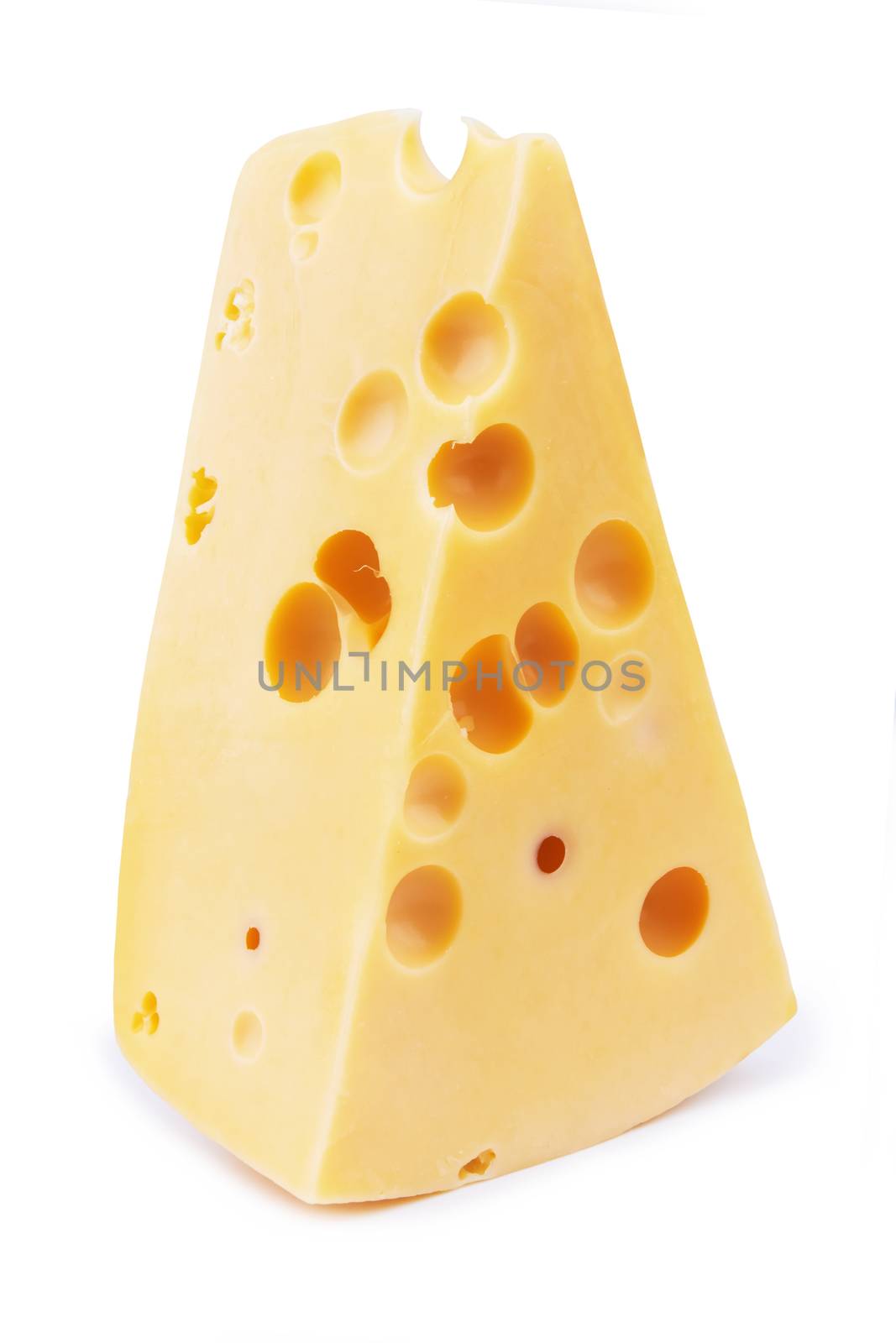 cheese isolated on a white background