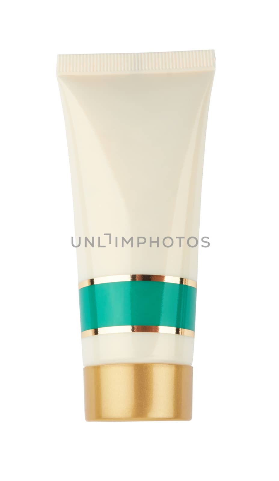 A tube of cream or gel isolated on white background