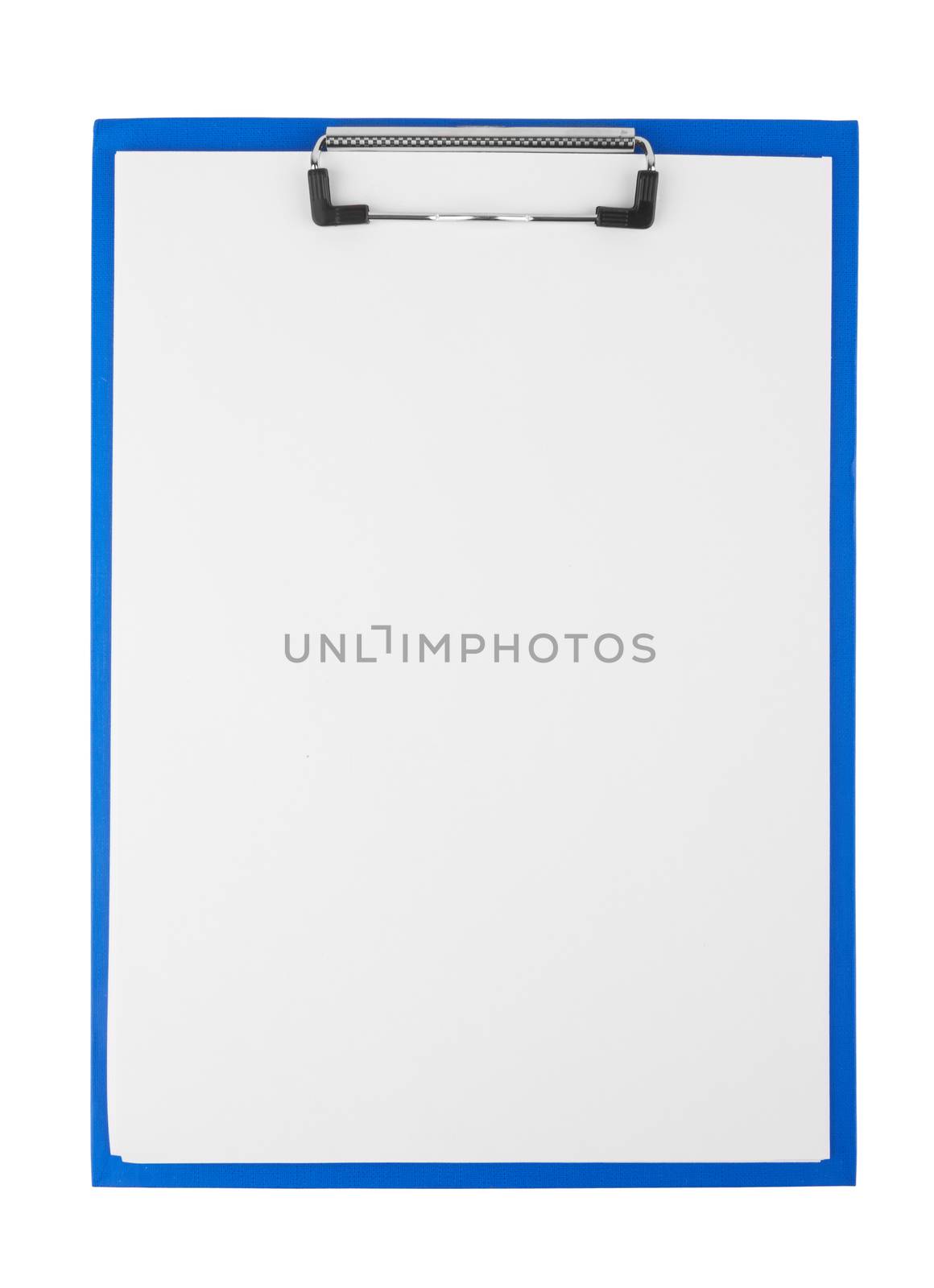 Clipboard blank isolated on white background