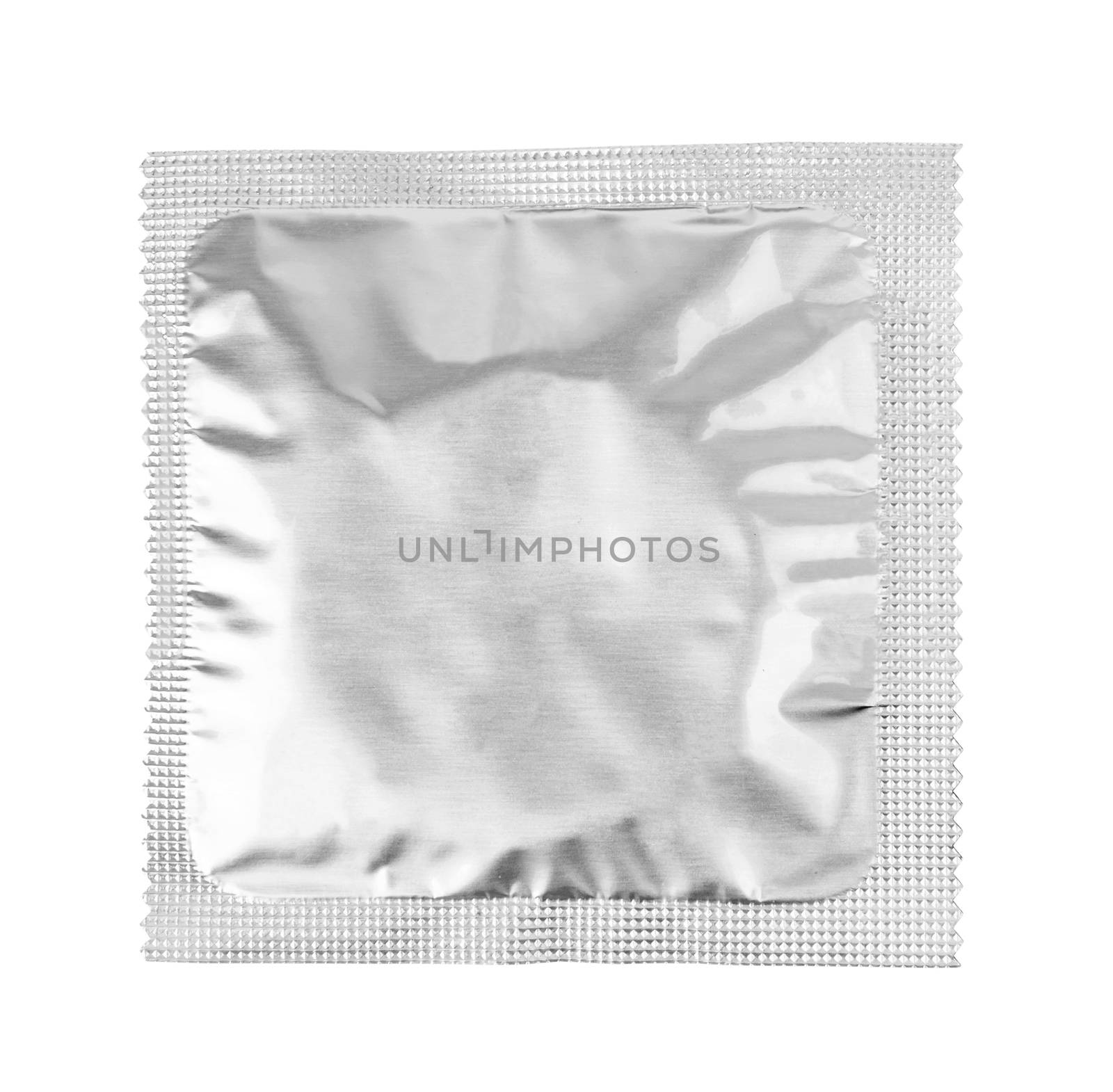 Condom isolated on a white background