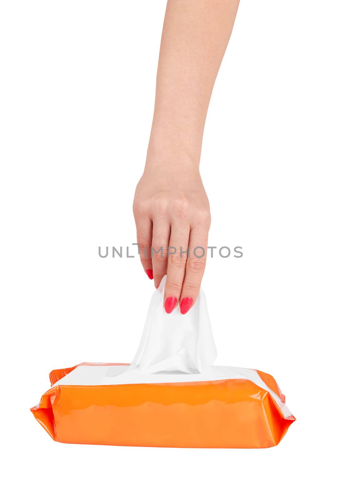 Tissue box isolated on a white background 