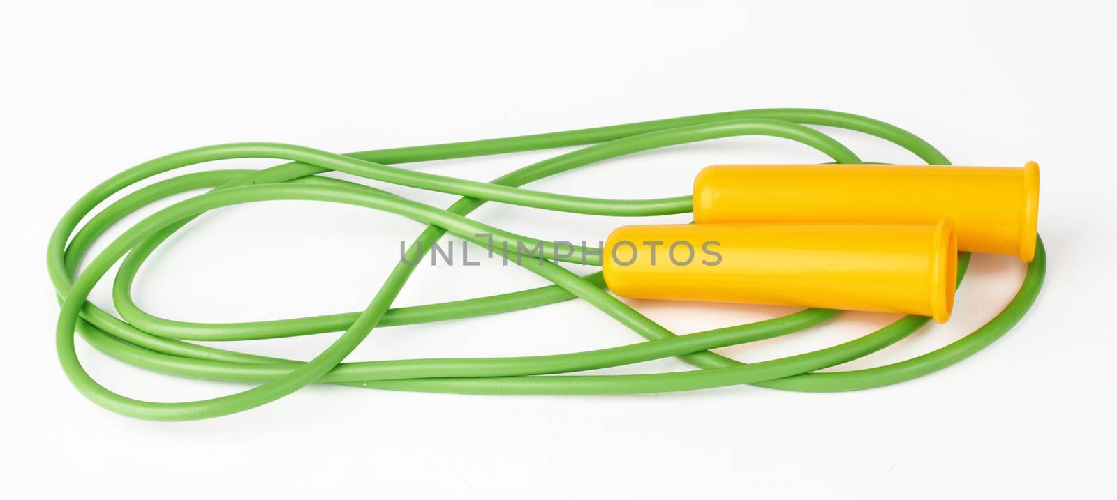 skipping rope on white background