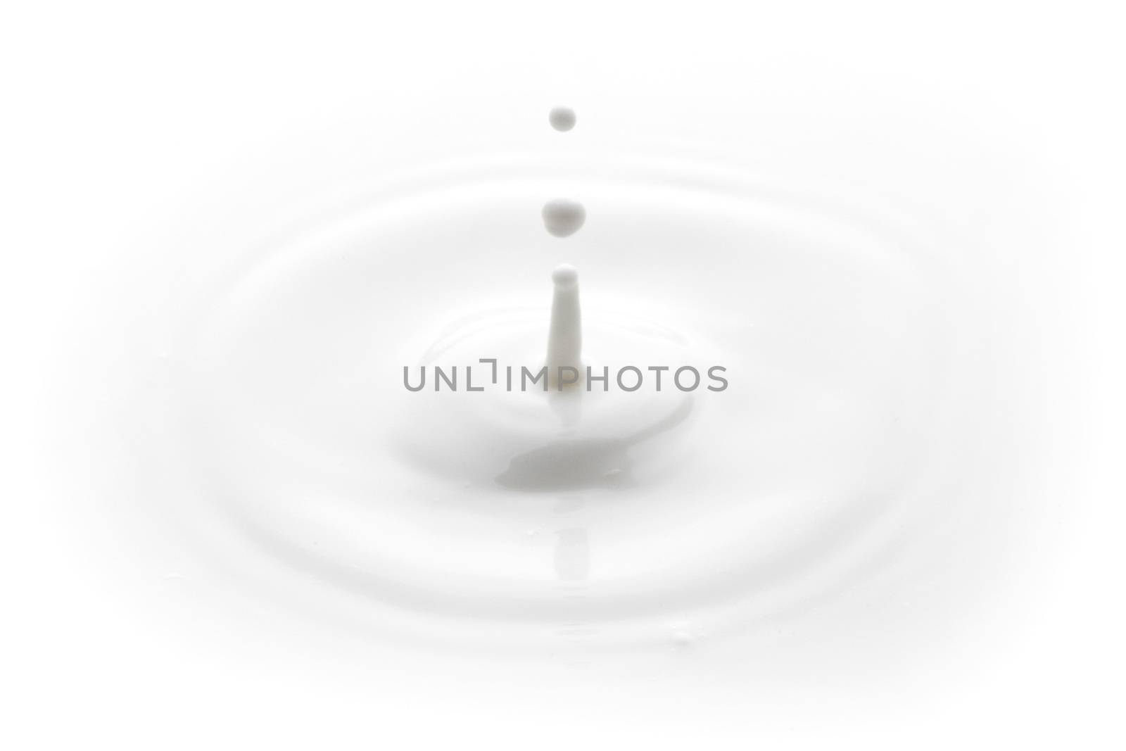 Splash of milk and drops macro close-up background