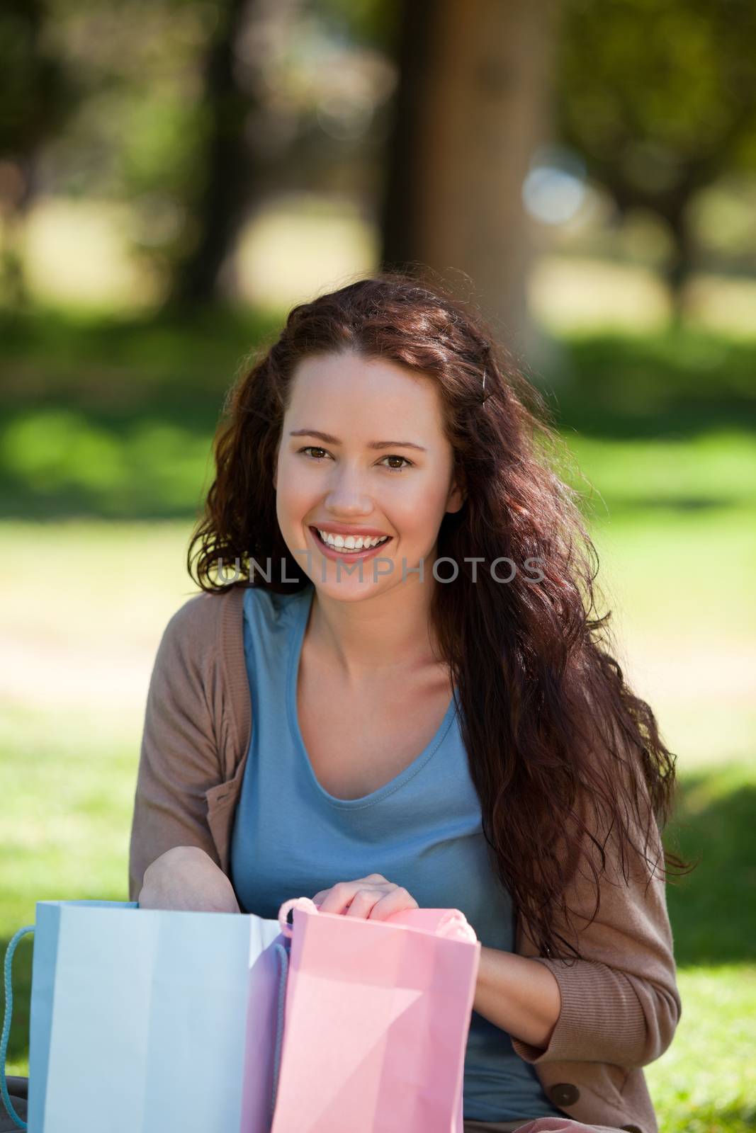 Beautiful woman with her shopping bag by Wavebreakmedia