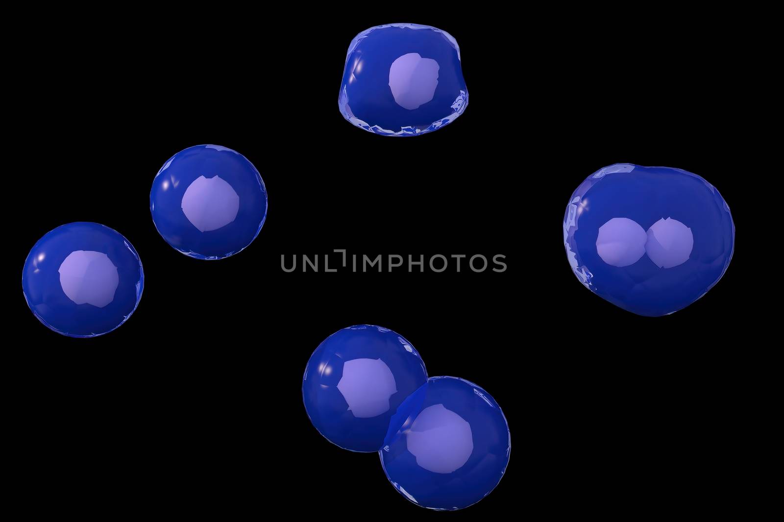 3d rendering of Cell biology deals with the smallest unit of life.