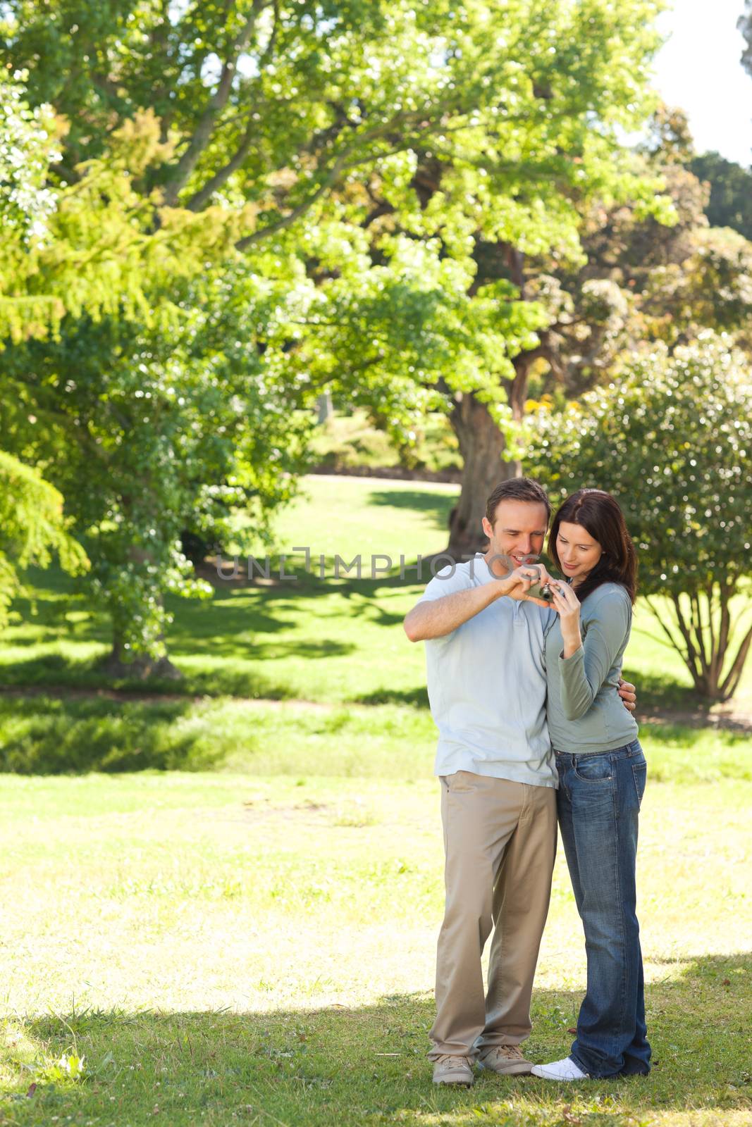 Couple in the park