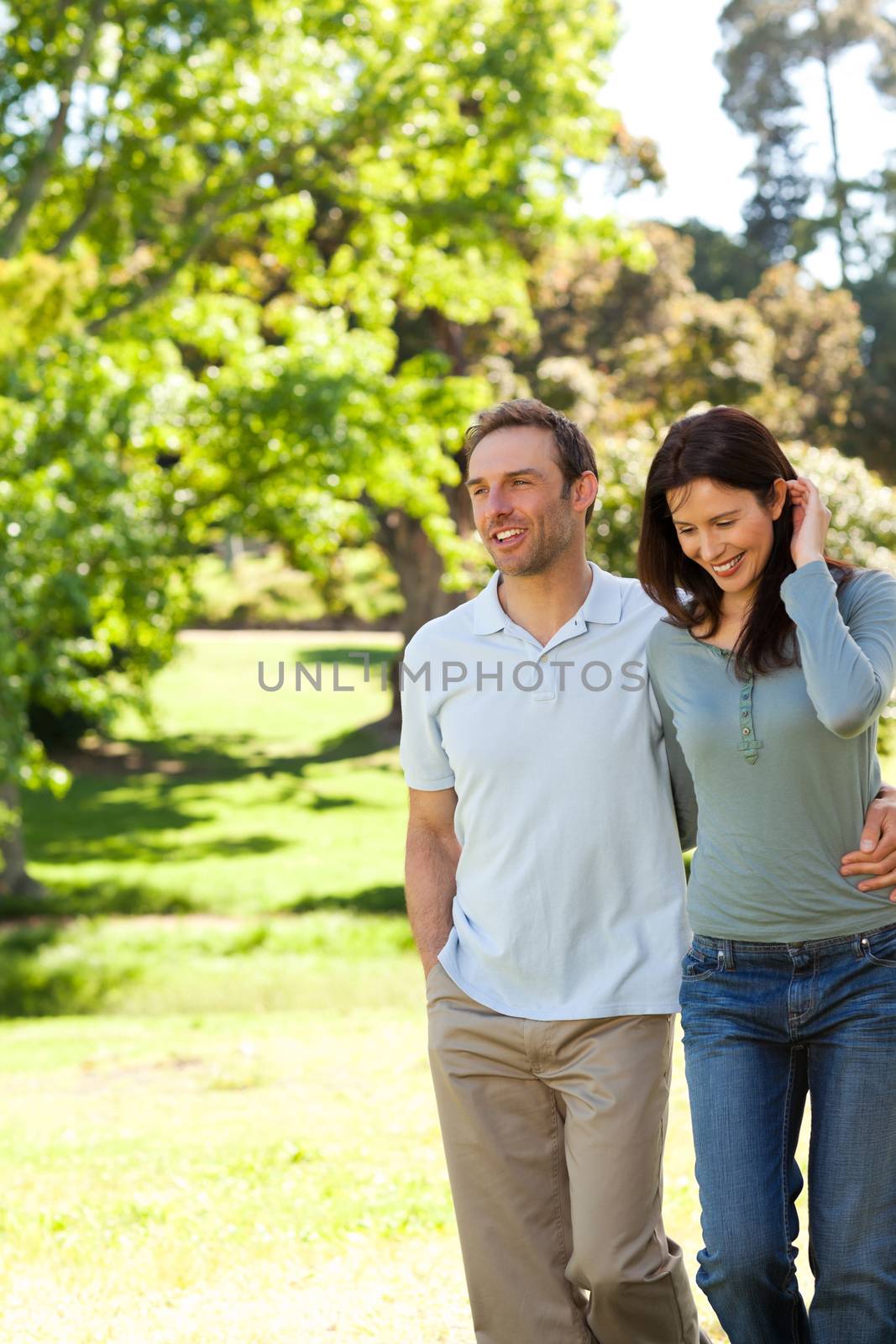 Couple in the park by Wavebreakmedia