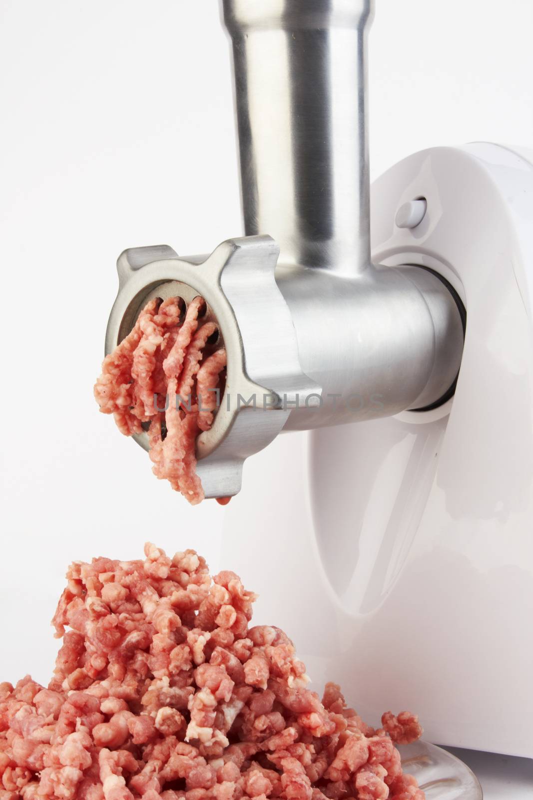 Force-meat and meat grinder