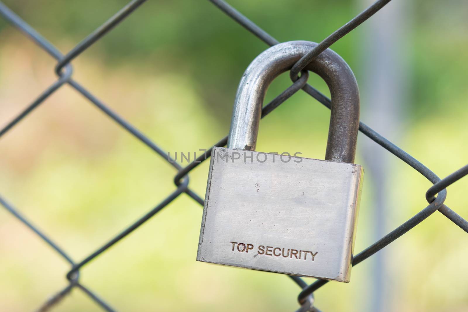 Master key lock the fence