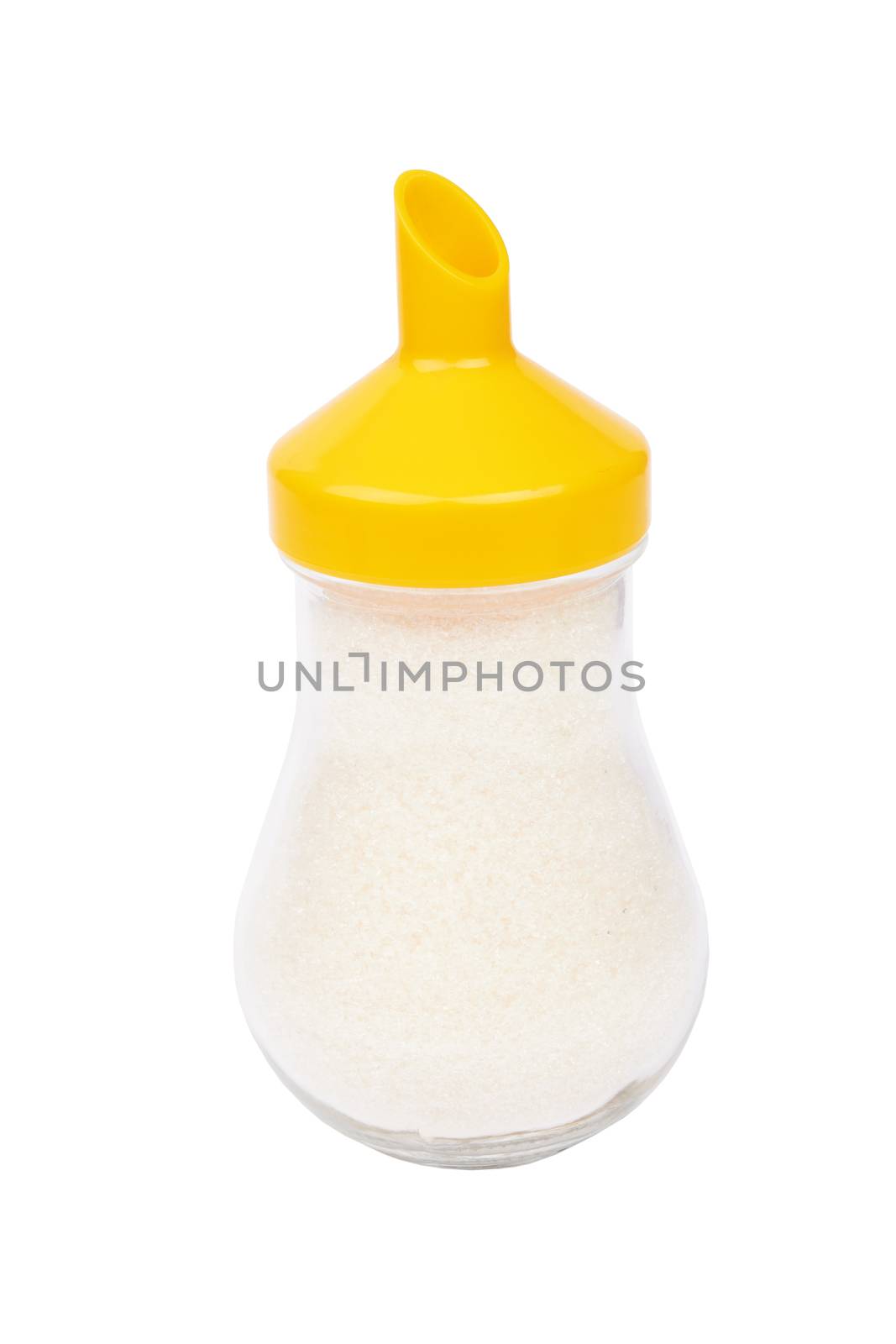 Sugar bowl isolated on a white background 