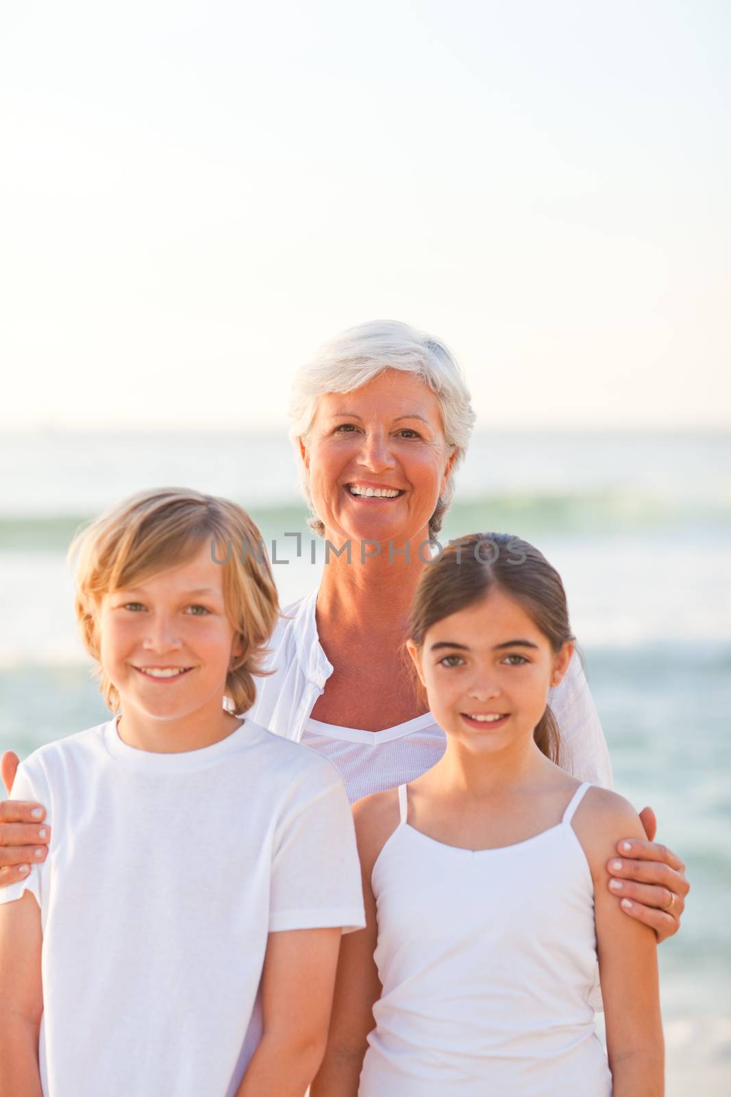 Portrait of a grandmother with their grandchildren by Wavebreakmedia