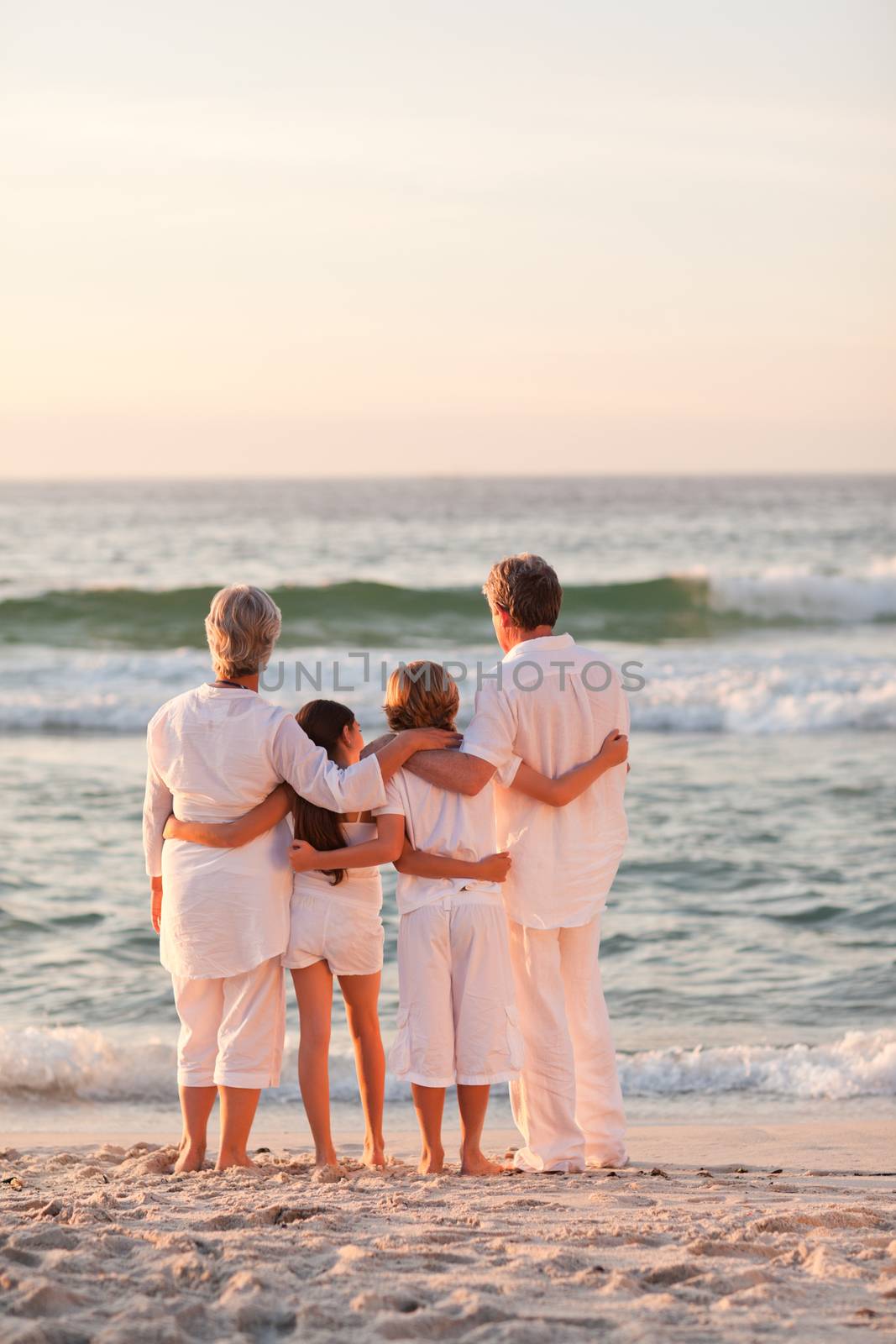 Portrait of an adorable family by Wavebreakmedia