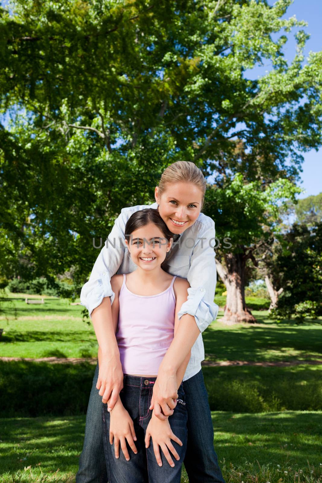 Cute daughter with her mother in the park by Wavebreakmedia