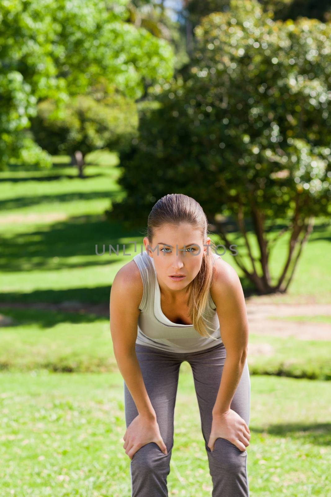 Sporty woman in the park by Wavebreakmedia