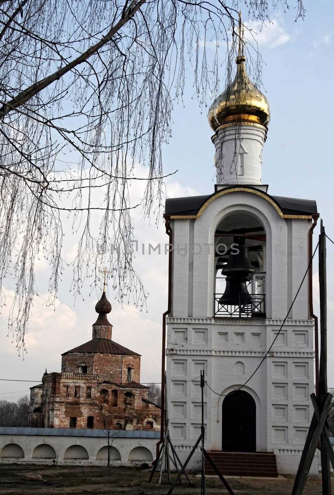 View on old orthodox church building by bonilook