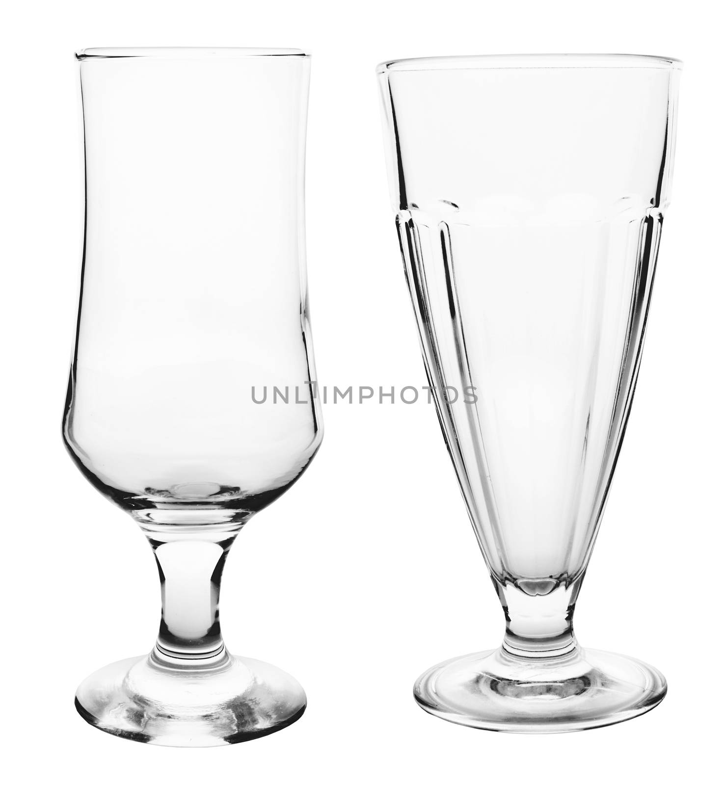 luxury glasses isolated on a white background 