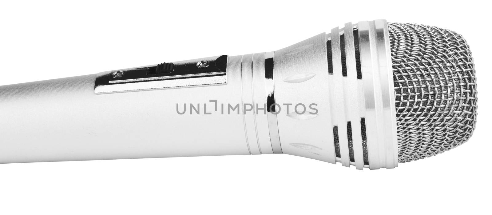 microphone on a white background 