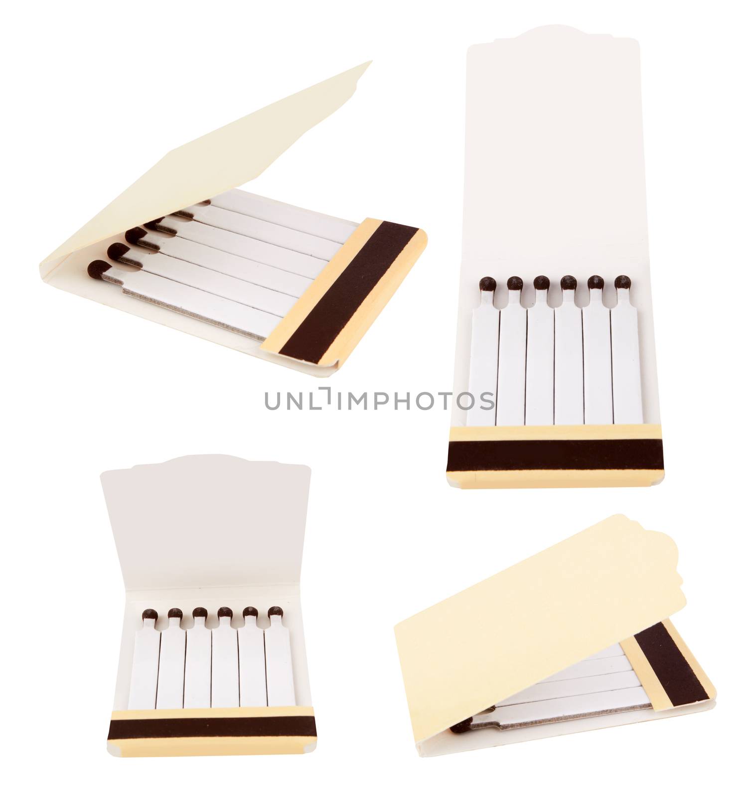 Matchbook on a white background