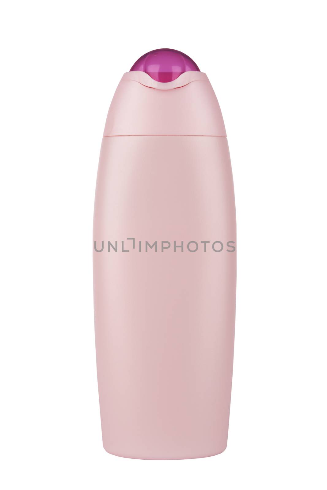 Shampoo bottle on the white backgrounds 