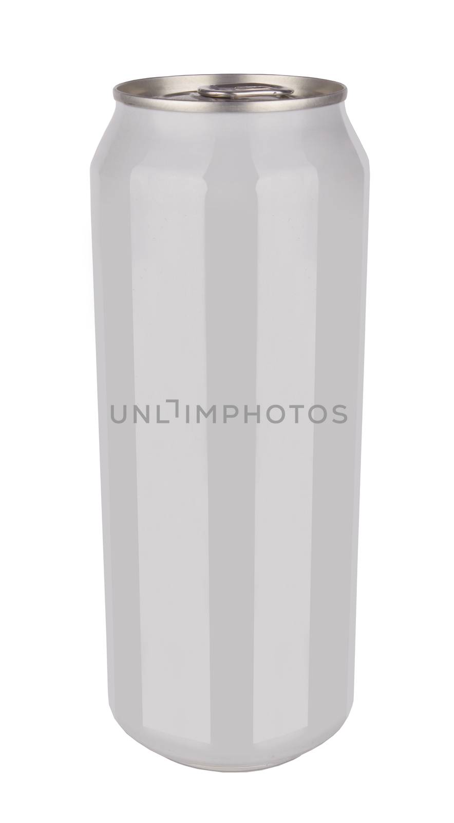 aluminum can isolated on white 