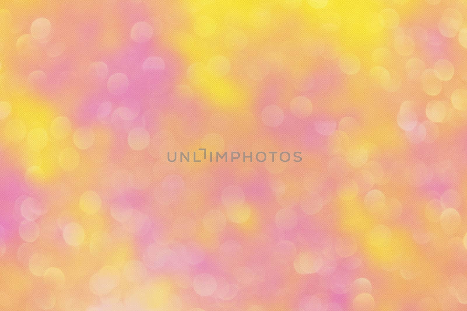 Decorative abstract festive pink yellow background with bokeh lights