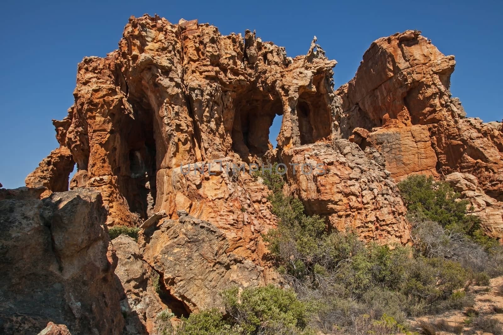 Cederberg rock formations at Stadsaal Caves 8 by kobus_peche