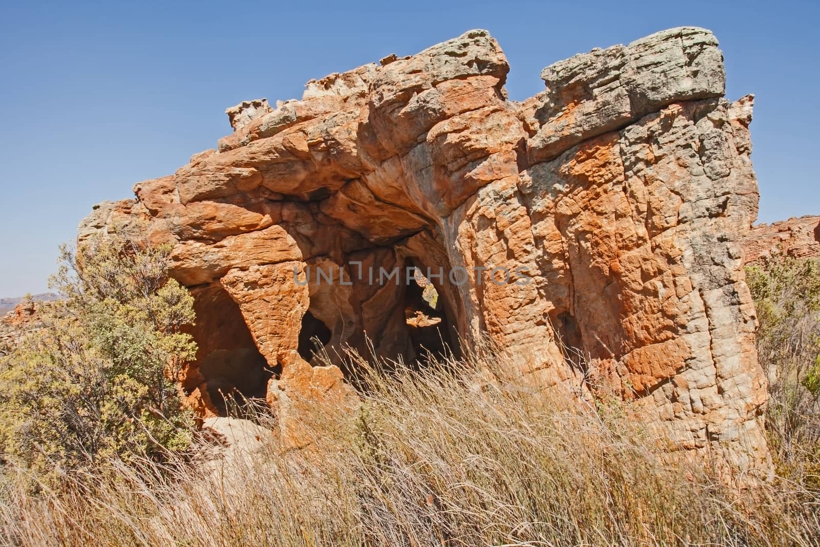 Cederberg rock formations at Stadsaal Caves 11 by kobus_peche