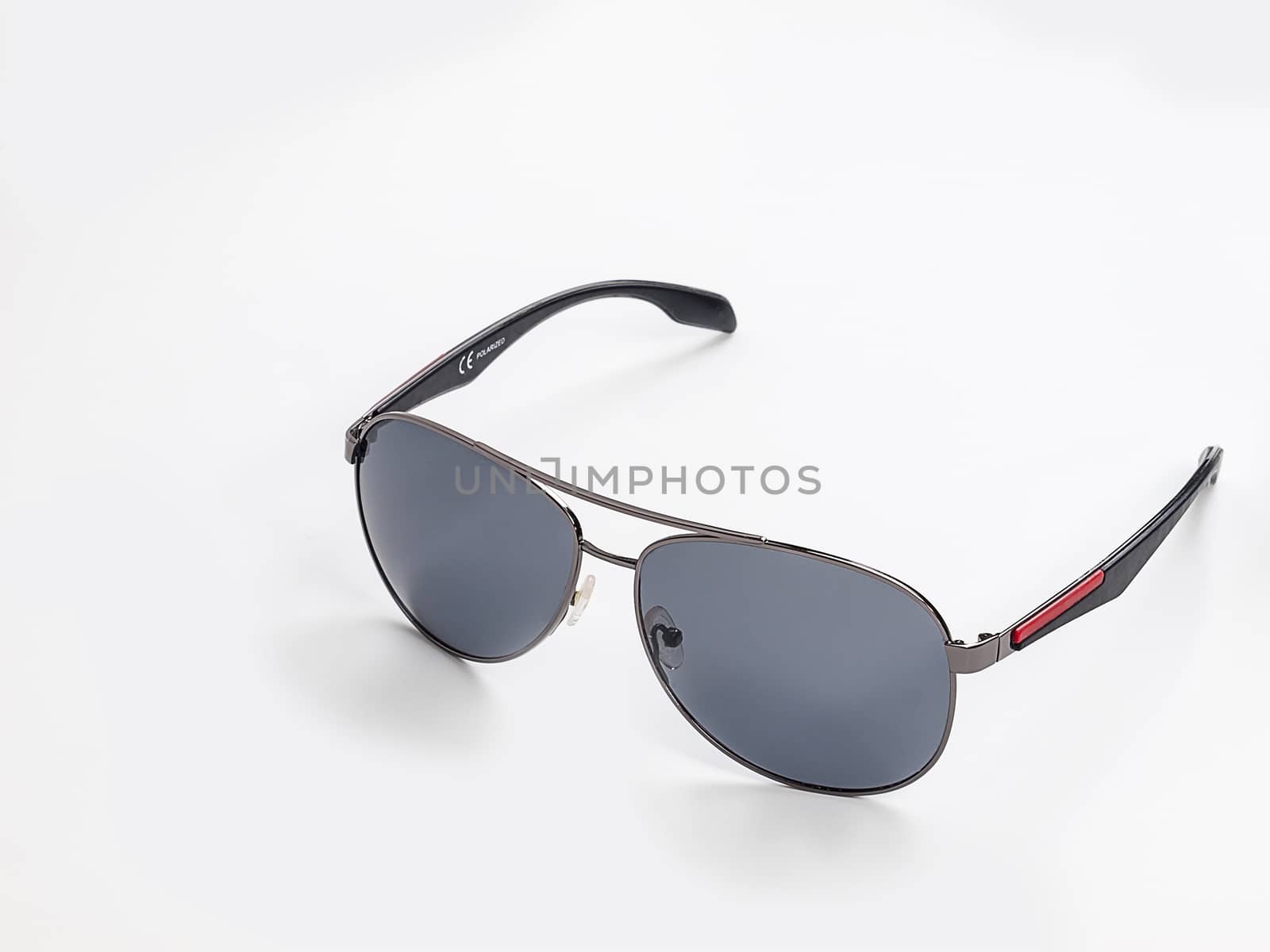 Sunglasses on white background