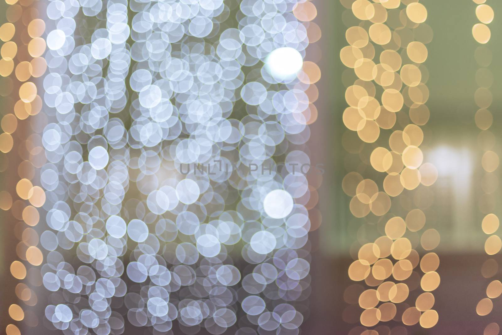 Abstract background with bokeh defocused lights