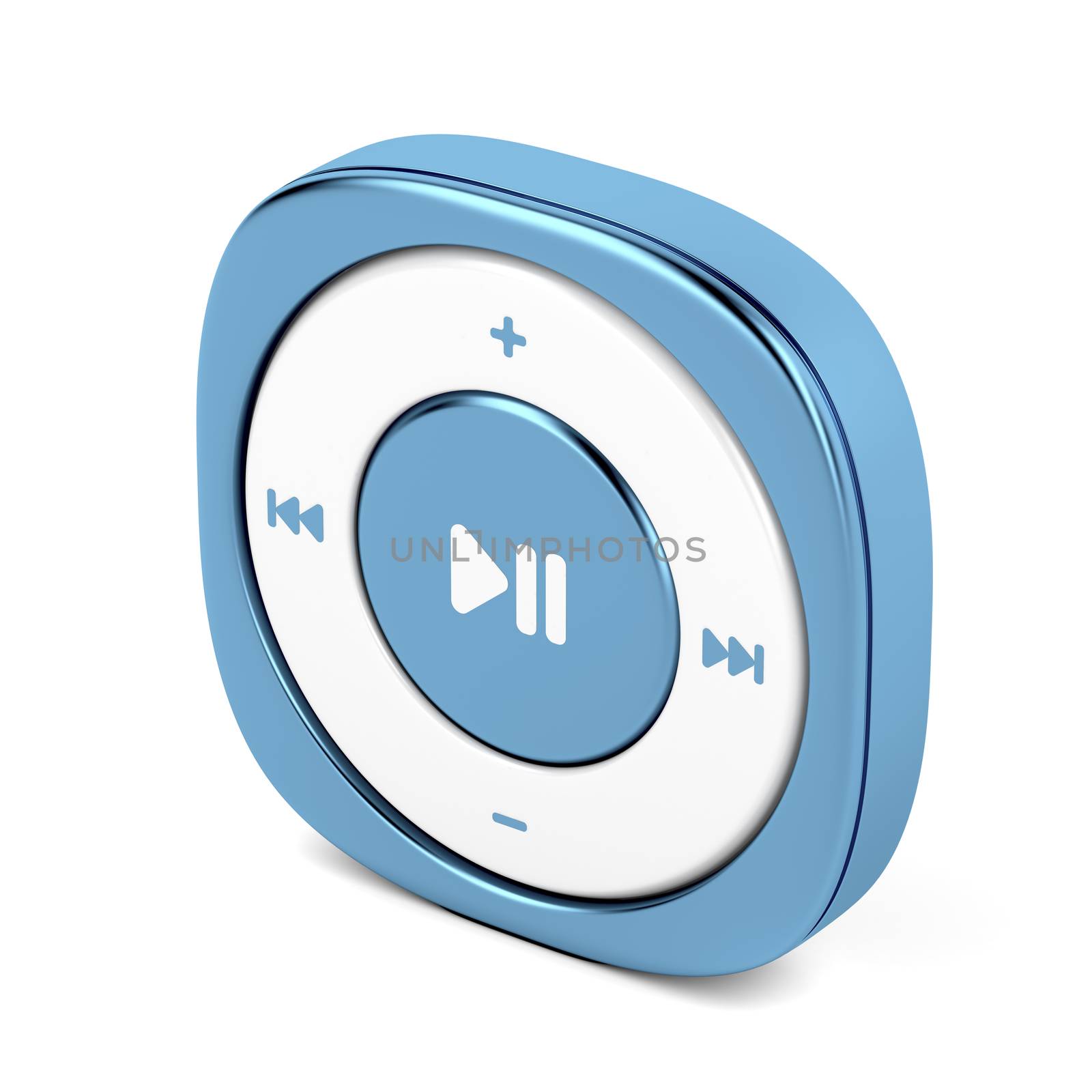 Blue mp3 player by magraphics