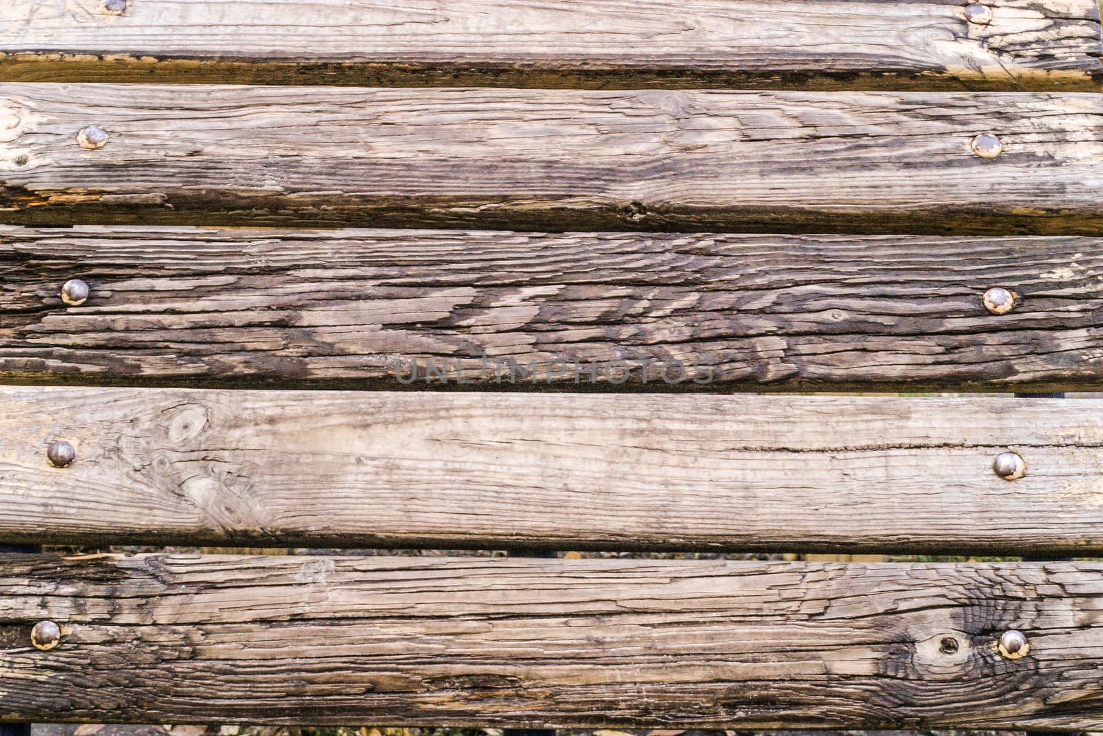 Wooden background in an old rustic style in brown color