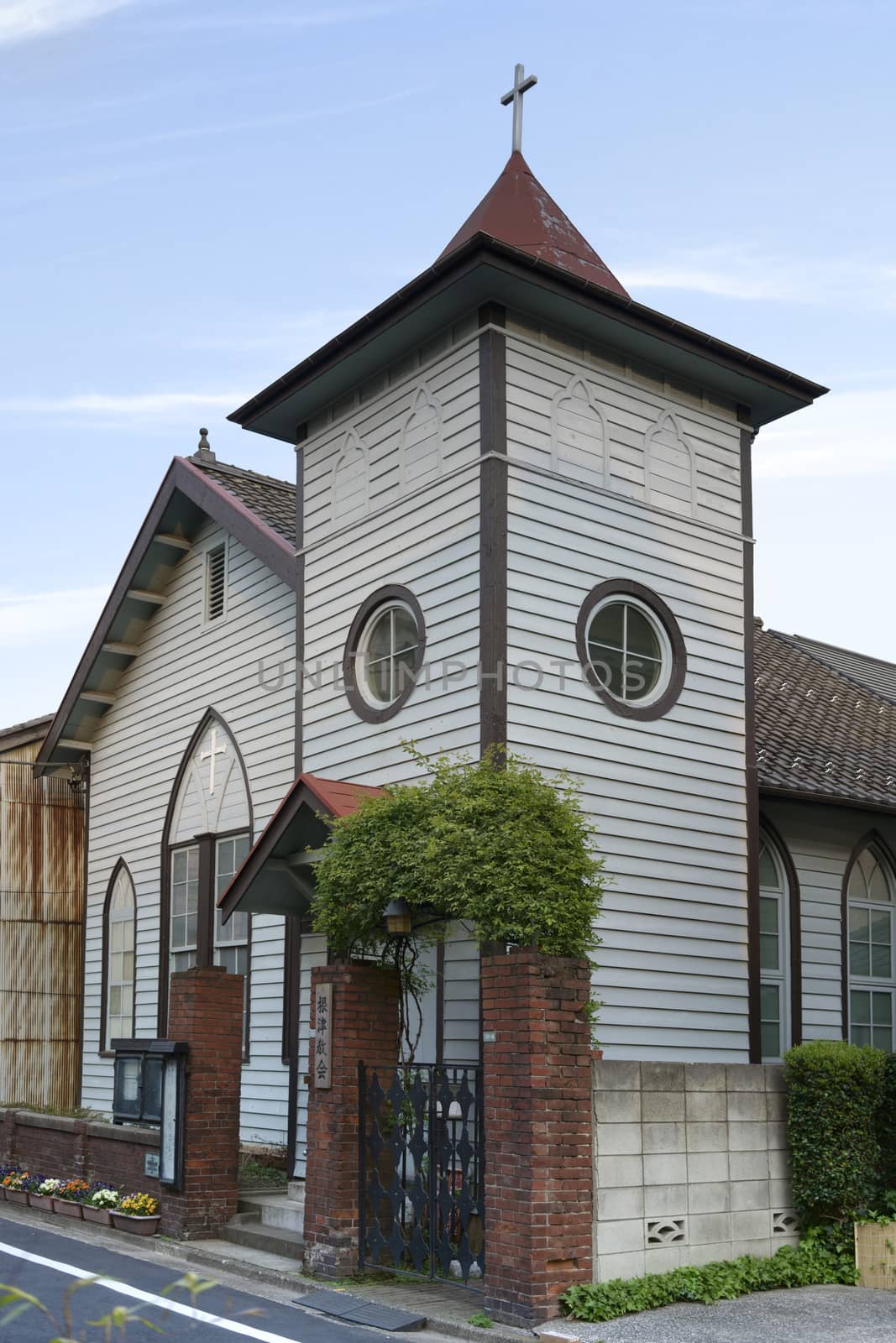 Christian Nezu Church dating from 1919 in the district of Bunkyo by kuremo