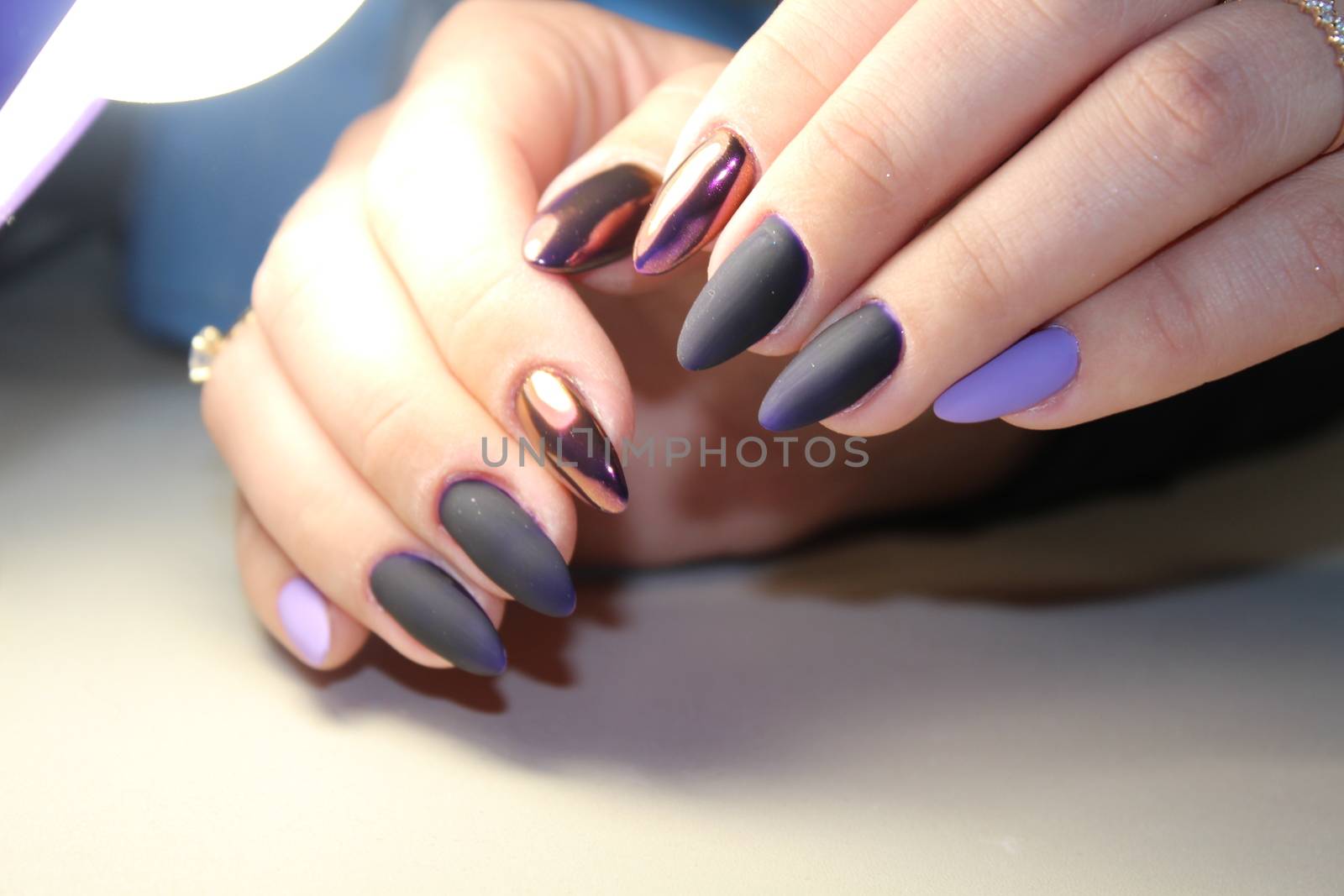 Fashionable design of manicure by SmirMaxStock