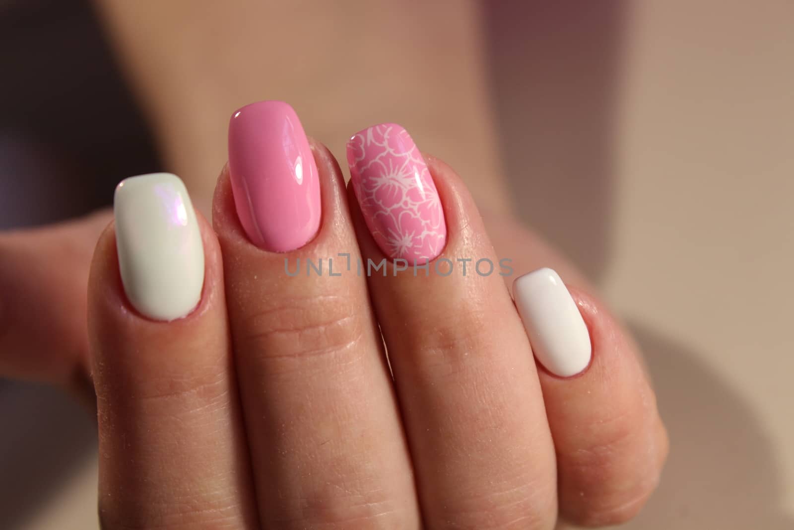 Fashion nails design manicure by SmirMaxStock