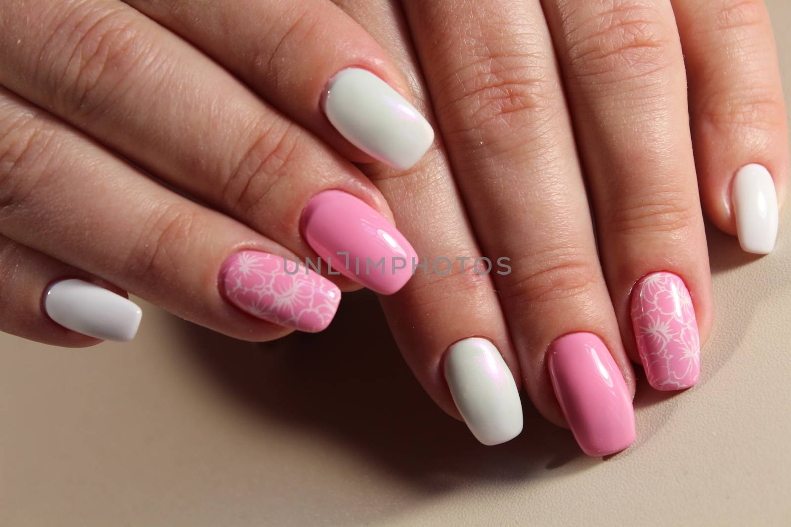 Fashionable design of manicure by SmirMaxStock