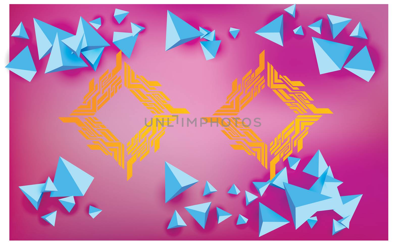 Abstract background with diamonds by aanavcreationsplus