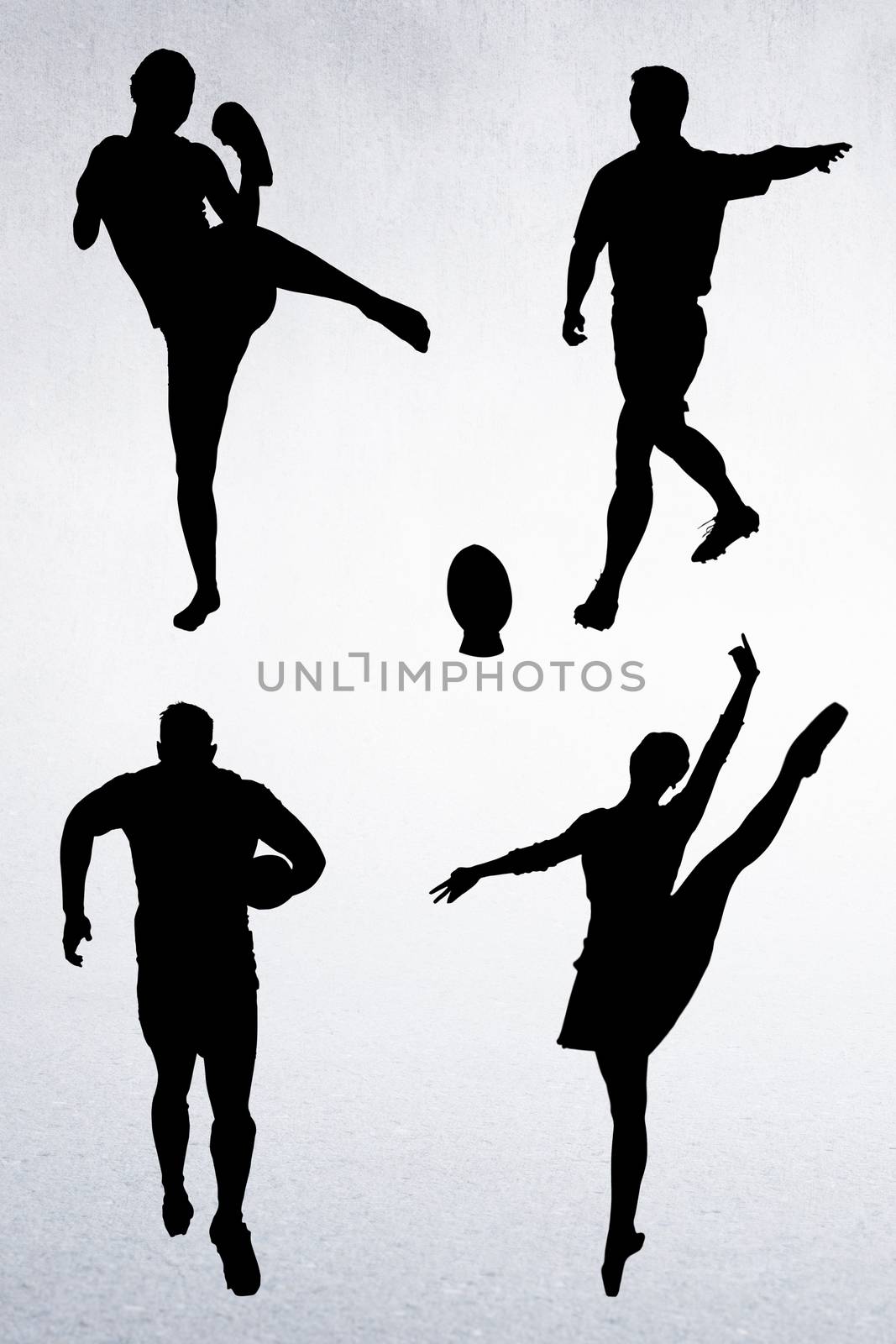 Composition image of people who are doing sport by Wavebreakmedia