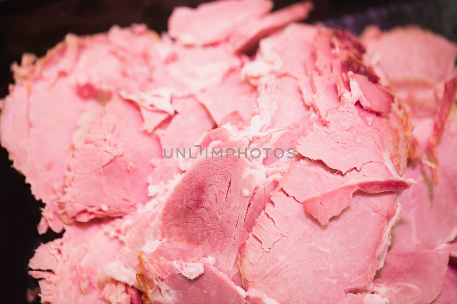 Focus on red meat gathering together  by Wavebreakmedia