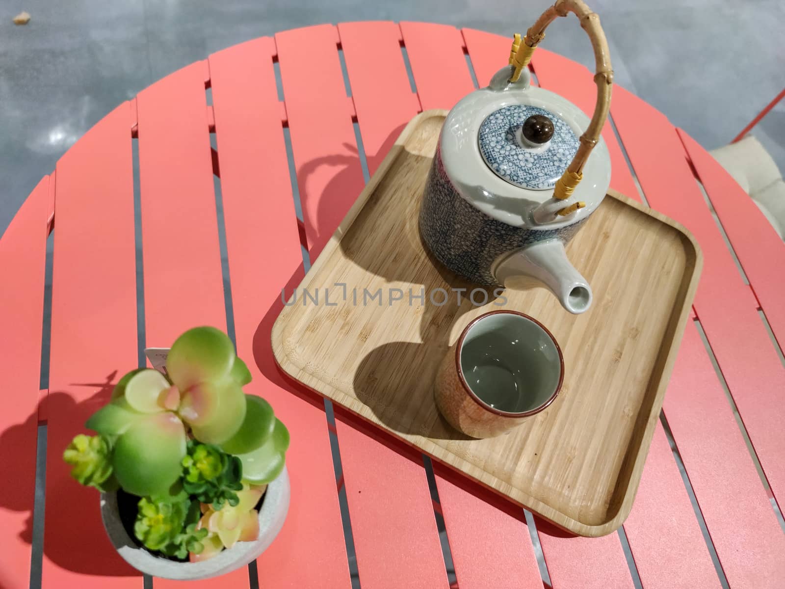 tee tray on a beautiful table by devoxer