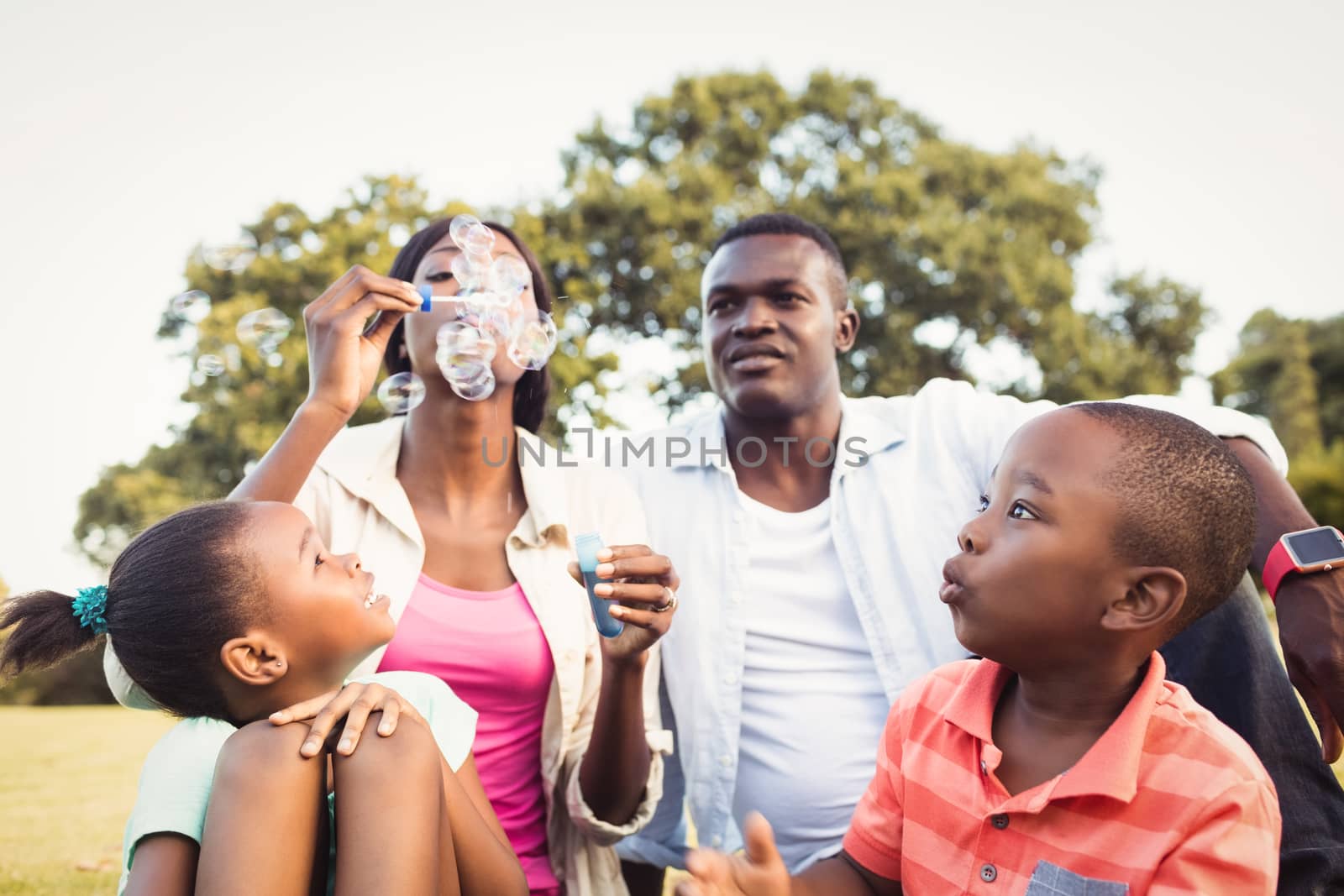 Happy family enjoying together by Wavebreakmedia