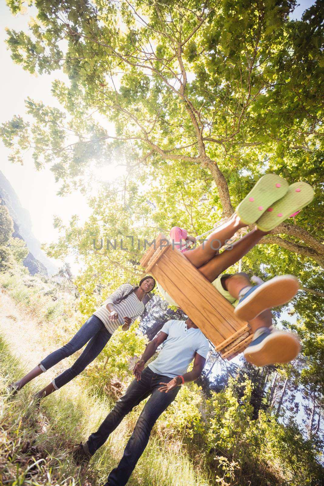 Happy family enjoying together by Wavebreakmedia