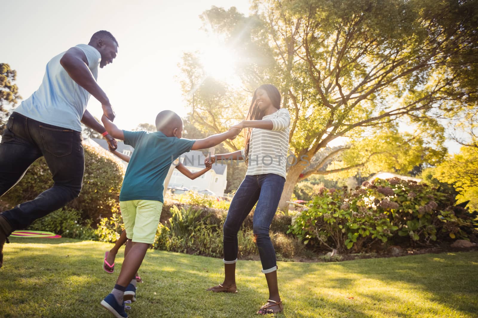 Happy family enjoying together by Wavebreakmedia