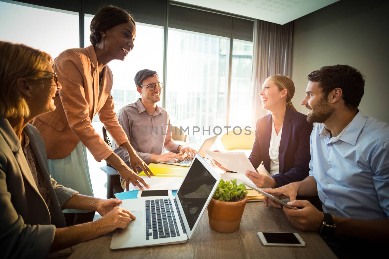 Business people during a meeting in the office