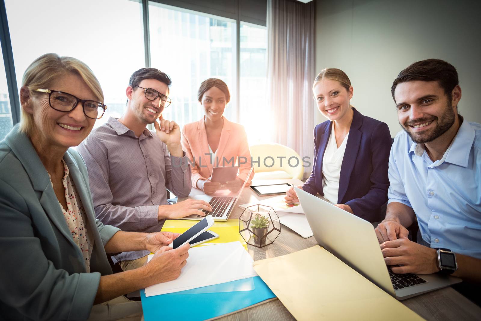 Business people during a meeting by Wavebreakmedia