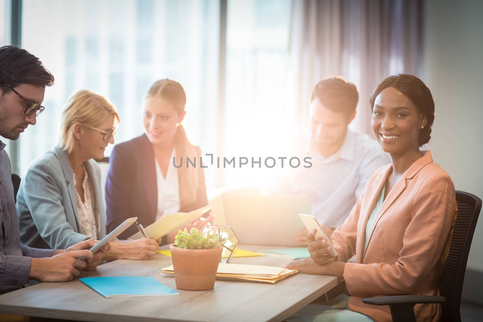 Business people during a meeting by Wavebreakmedia