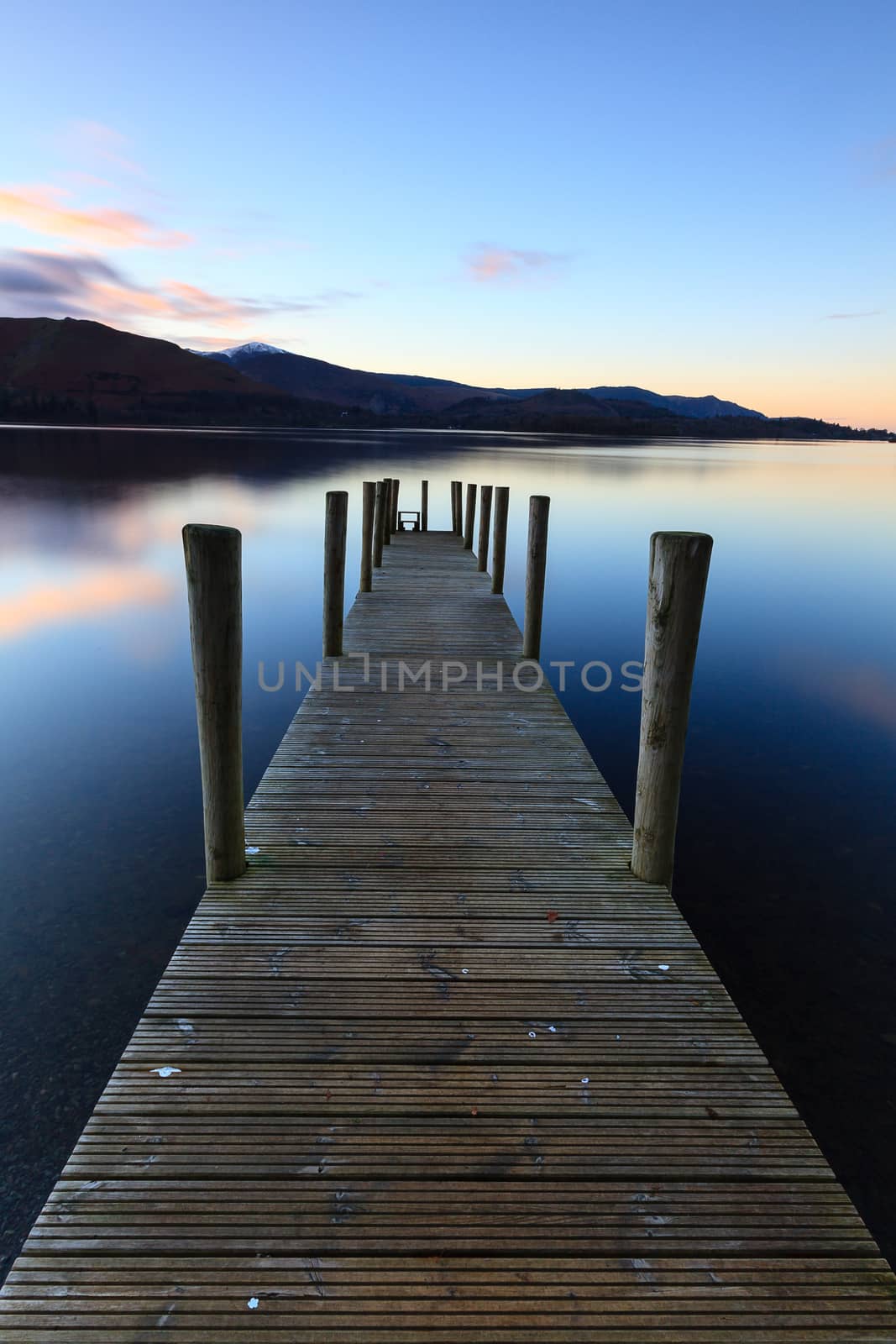 Evening Light on Ashness Pier by ATGImages